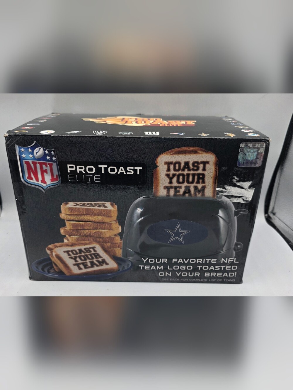 Dallas Cowboys NFL Team Logo 2 Slice Logo Toaster.